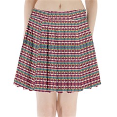 Native American Pattern Pleated Mini Skirt by ExtraGoodSauce