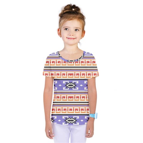 Native American Pattern Kids  One Piece Tee by ExtraAwesomeSauce