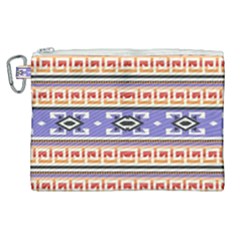 Native American Pattern Canvas Cosmetic Bag (xl) by ExtraAwesomeSauce