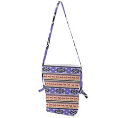 Native American Pattern Folding Shoulder Bag by ExtraGoodSauce