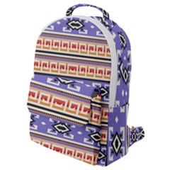 Native American Pattern Flap Pocket Backpack (small)