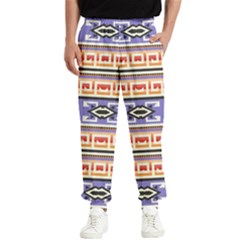 Native American Pattern Men s Elastic Waist Pants by ExtraGoodSauce