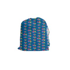 Rainbowcolor Drawstring Pouch (small) by Sparkle