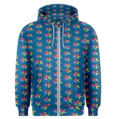 Rainbowcolor Men s Zipper Hoodie by Sparkle