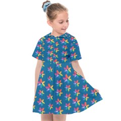 Rainbowcolor Kids  Sailor Dress by Sparkle