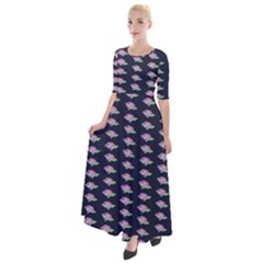 Nature Half Sleeves Maxi Dress