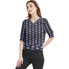 Nature Quarter Sleeve Blouse