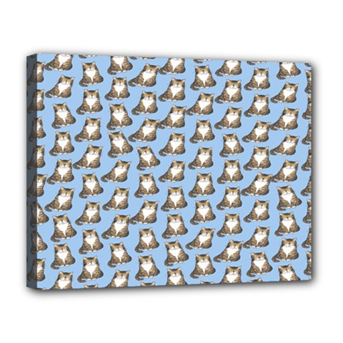 Cats Catty Canvas 14  X 11  (stretched) by Sparkle