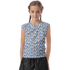 Cats Catty Kids  Raglan Cap Sleeve Tee