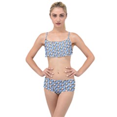 Cats Catty Layered Top Bikini Set by Sparkle