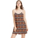 Native American Pattern Summer Frill Dress View1