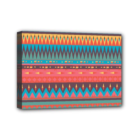 Native American Pattern Mini Canvas 7  X 5  (stretched) by ExtraAwesomeSauce