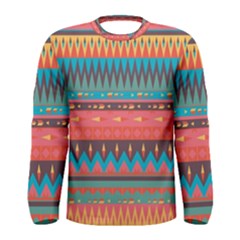 Native American Pattern Men s Long Sleeve Tee by ExtraGoodSauce