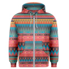 Native American Pattern Men s Zipper Hoodie