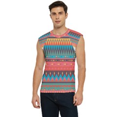 Native American Pattern Men s Raglan Cap Sleeve Tee