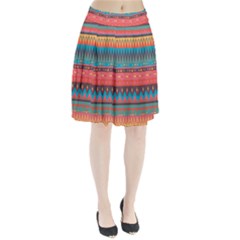 Native American Pattern Pleated Skirt by ExtraGoodSauce