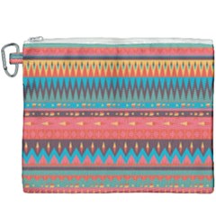 Native American Pattern Canvas Cosmetic Bag (xxxl) by ExtraAwesomeSauce