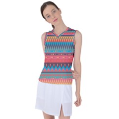 Native American Pattern Women s Sleeveless Sports Top