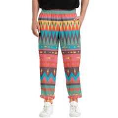 Native American Pattern Men s Elastic Waist Pants by ExtraGoodSauce