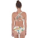 Retro Pattern Vintage Criss Cross Bikini Set View2