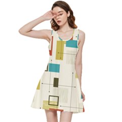 Retro Pattern Vintage Inside Out Racerback Dress