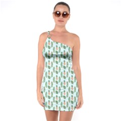 Summer Pattern One Soulder Bodycon Dress by ExtraAwesomeSauce