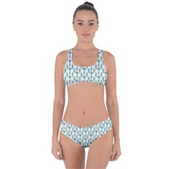 Summer Pattern Criss Cross Bikini Set by ExtraAwesomeSauce