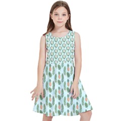 Summer Pattern Kids  Skater Dress