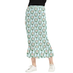 Summer Pattern Maxi Fishtail Chiffon Skirt by ExtraGoodSauce