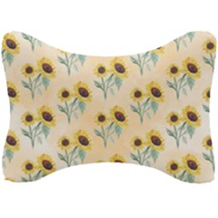 Sunflowers Pattern Seat Head Rest Cushion by ExtraGoodSauce