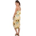 Sunflowers Pattern Waist Tie Cover Up Chiffon Dress View2