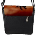 Sunset Palm Trees Beach Summer Flap Closure Messenger Bag (S) View1