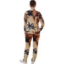 Sunset Palm Trees Beach Summer Casual Jacket and Pants Set View2