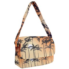 Sunset Palm Trees Beach Summer Courier Bag