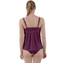 Tartan Pattern Twist Front Tankini Set View2