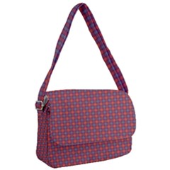 Tartan Pattern Courier Bag by ExtraGoodSauce