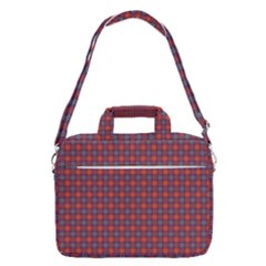 Tartan Pattern Macbook Pro Shoulder Laptop Bag  by ExtraGoodSauce