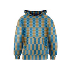 Tartan Pattern Kids  Pullover Hoodie