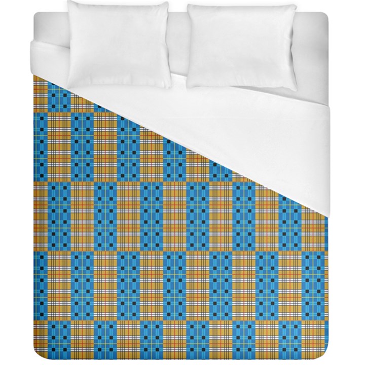 Tartan Pattern Duvet Cover (California King Size)