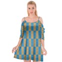 Tartan Pattern Cutout Spaghetti Strap Chiffon Dress View1