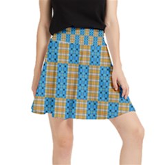 Tartan Pattern Waistband Skirt