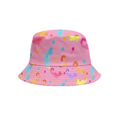 Watercolor Cats Pattern Inside Out Bucket Hat (kids)