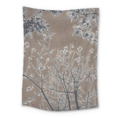 Linear Textured Botanical Motif Design Medium Tapestry by dflcprintsclothing