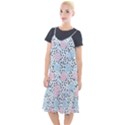 Cute Light Pink And Blue Modern Rose Pattern Camis Fishtail Dress View1