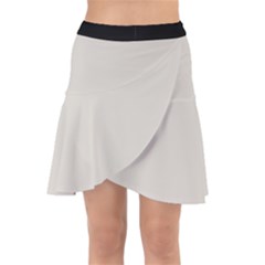 Abalone Grey Wrap Front Skirt