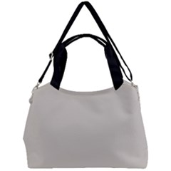 Abalone Grey Double Compartment Shoulder Bag by FashionBoulevard