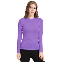 Amethyst Purple Women s Long Sleeve Rash Guard