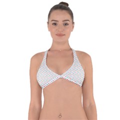 Hearts Pattern Halter Neck Bikini Top by designsbymallika