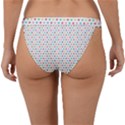 Hearts Pattern Band Bikini Bottom View2