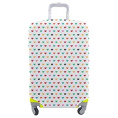 Hearts Pattern Luggage Cover (medium) by designsbymallika